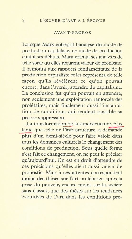 『L´Œuvre d´art à l'époque de sa reproductibilité technique』 2