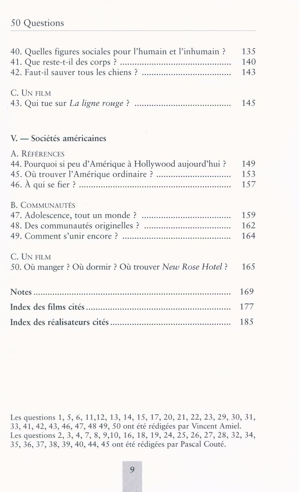 『Formes et obsessions du cinéma américain contemporain(1980-2002)』 4