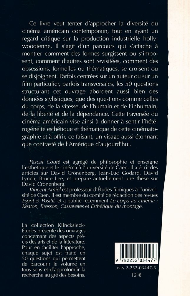 『Formes et obsessions du cinéma américain contemporain(1980-2002)』 5