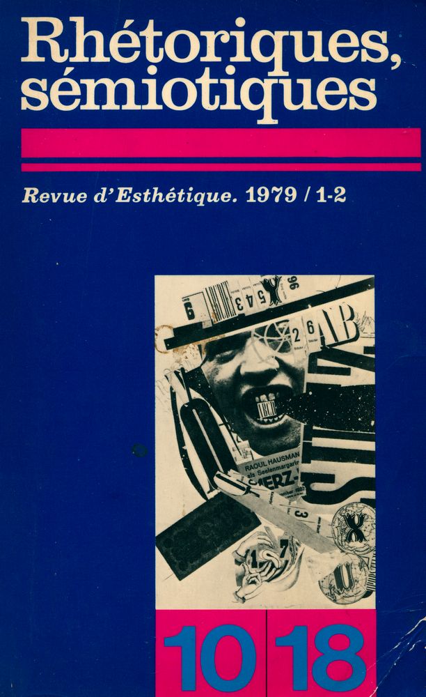 『Rhétoriques, sémiotiques : Revue d'Esthétique 1979/1 - 2』 1