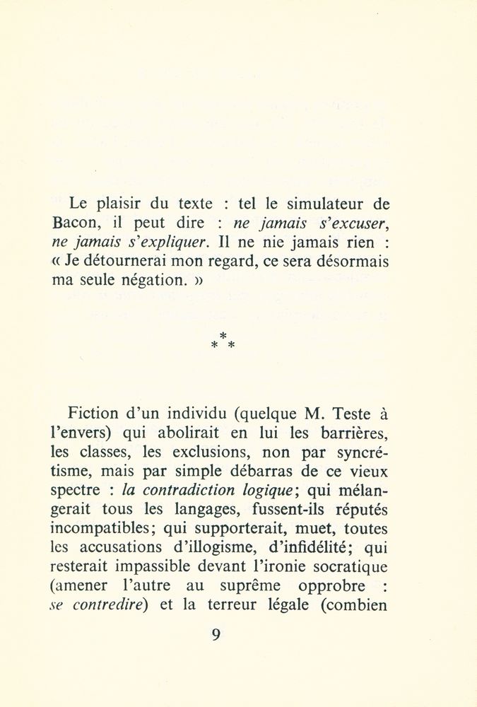 『LE PLAISIR DU TEXTE』 2