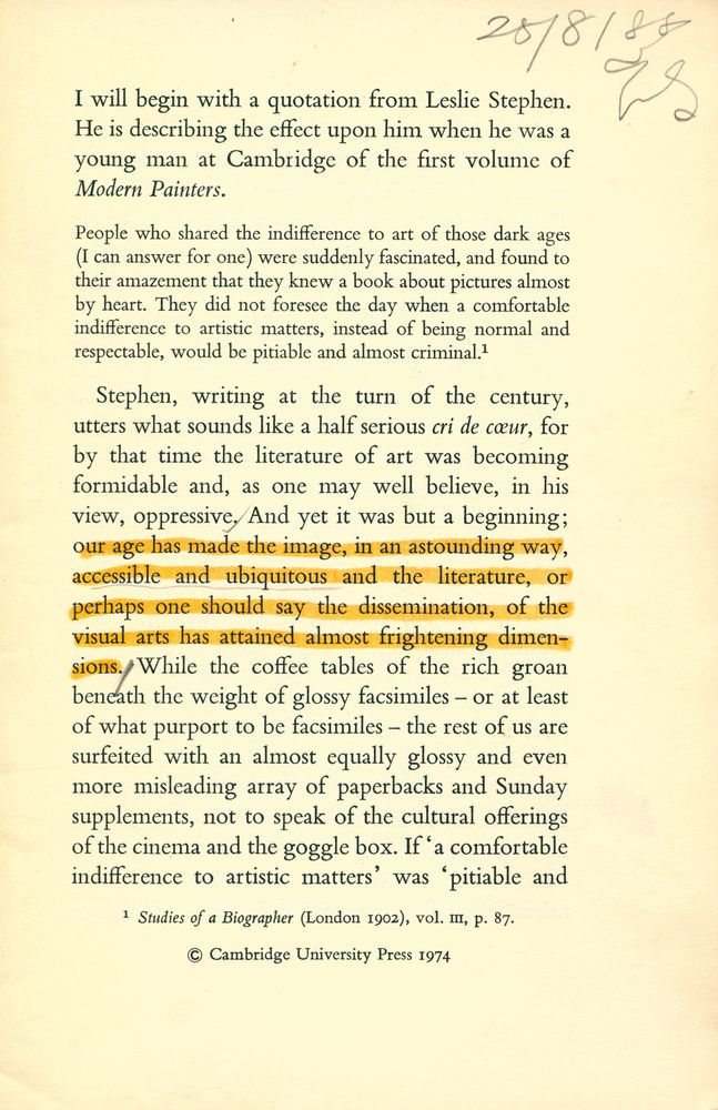 『The Art Critic and the Art Historian』 2