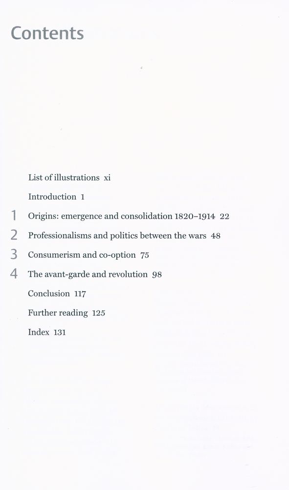 『THE AVANT - GARDE : A Very Short Introduction』 2