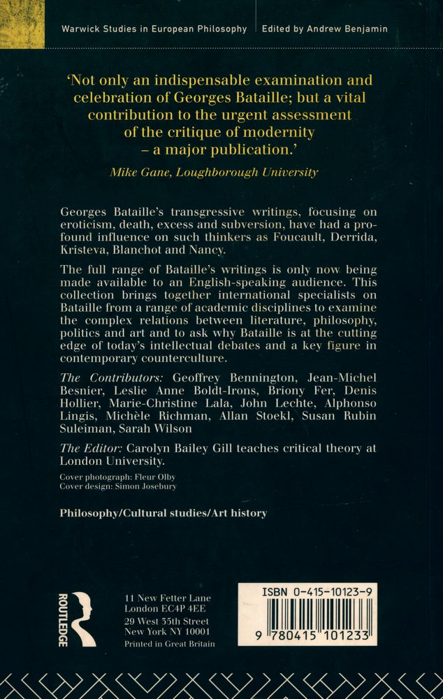 『Bataille : writing the sacred』 4