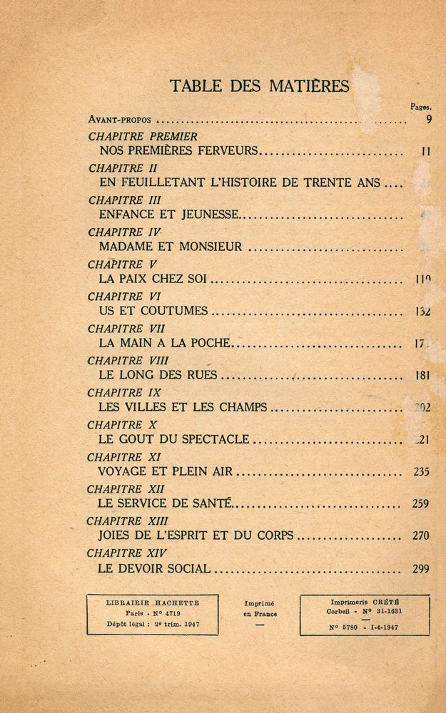 『LA VIE QUOTIDIENNE EN FRANCE DE 1870 A 1900』 2