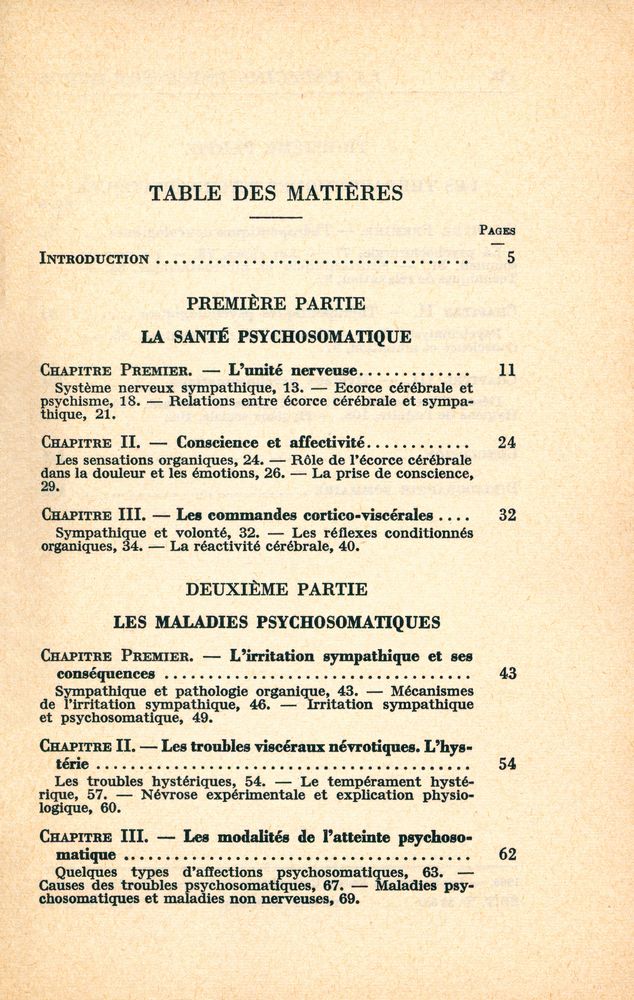 『LA MÉDECINE PSYCHOSOMATIQUE』 2