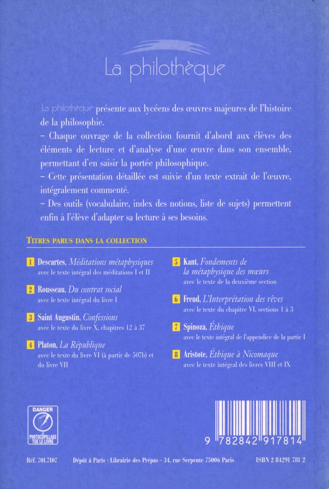 『Éthique de Spinoza : avec le texte intégral de l'appendice de la partie Ⅰ』 4