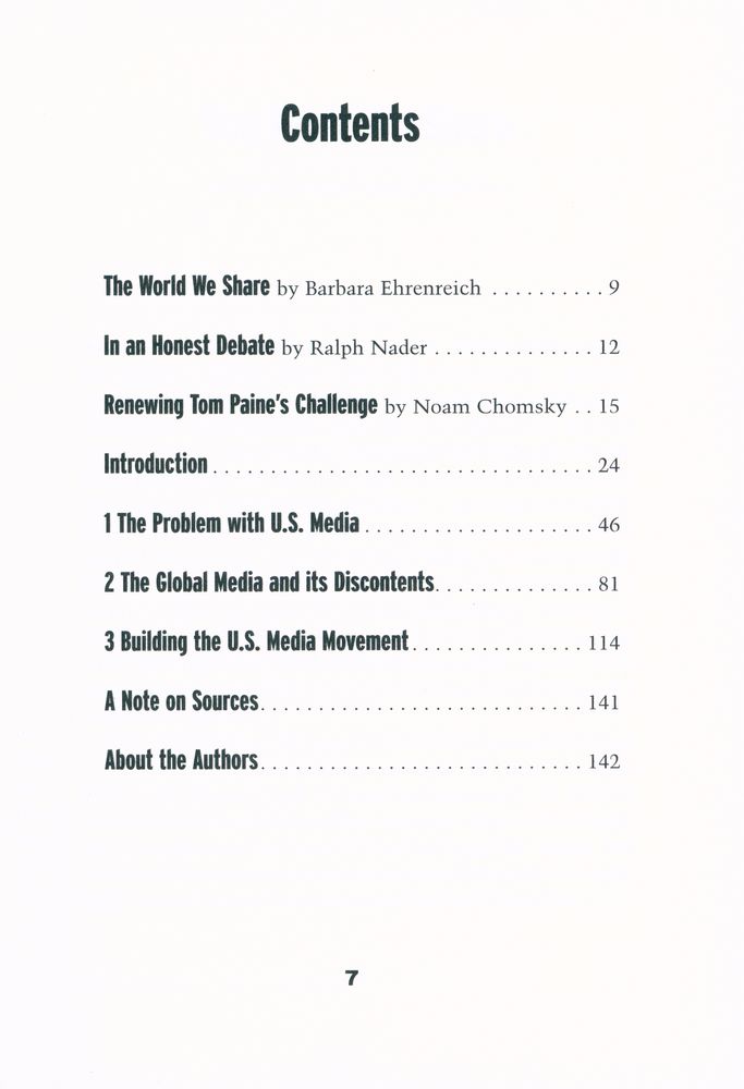 『OUR MEDIA NOT THEIRS : THE DEMOCRATIC STRUGGLE AGAINST CORPORATE MEDIA』 2