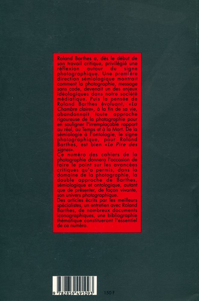 『ROLAND BARTHES ET LA PHOTO : LE PIRE DES SIGNES』 3