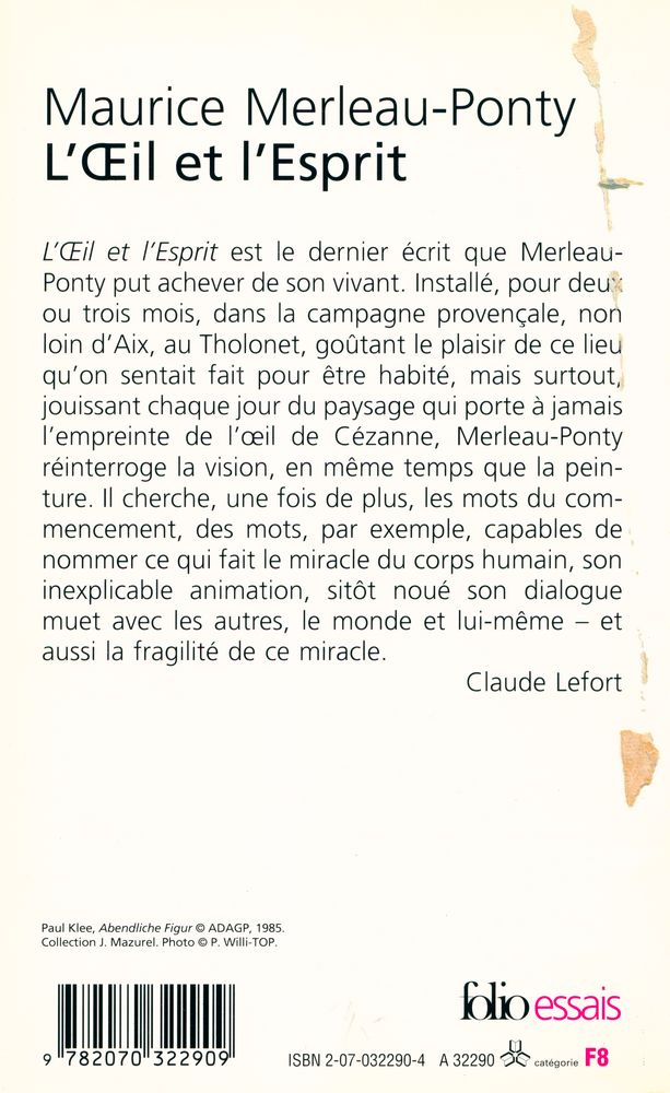 『L'Œil et l'Esprit』 3