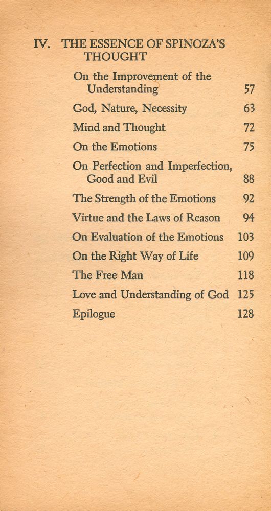『THE LIVING THOUGHTS OF SPINOZA』 3