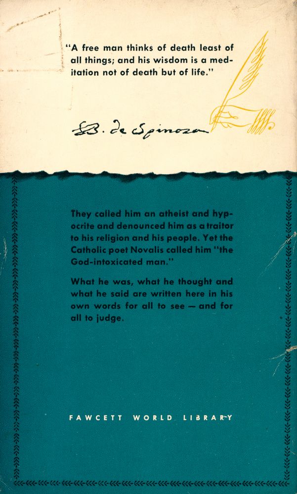 『THE LIVING THOUGHTS OF SPINOZA』 4
