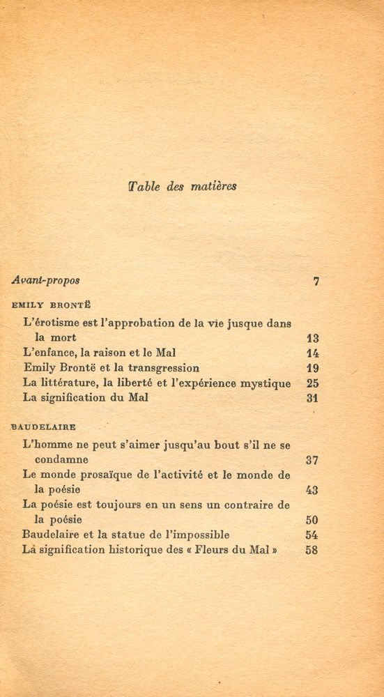 『la Littérature et le mal』 2