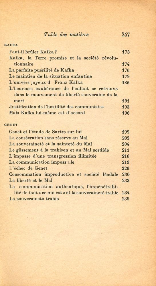 『la Littérature et le mal』 4