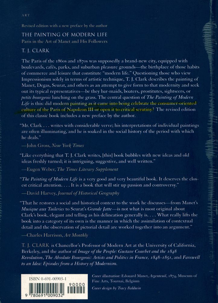 『The painting of modern life : Paris in the art of Manet and his followers』 3