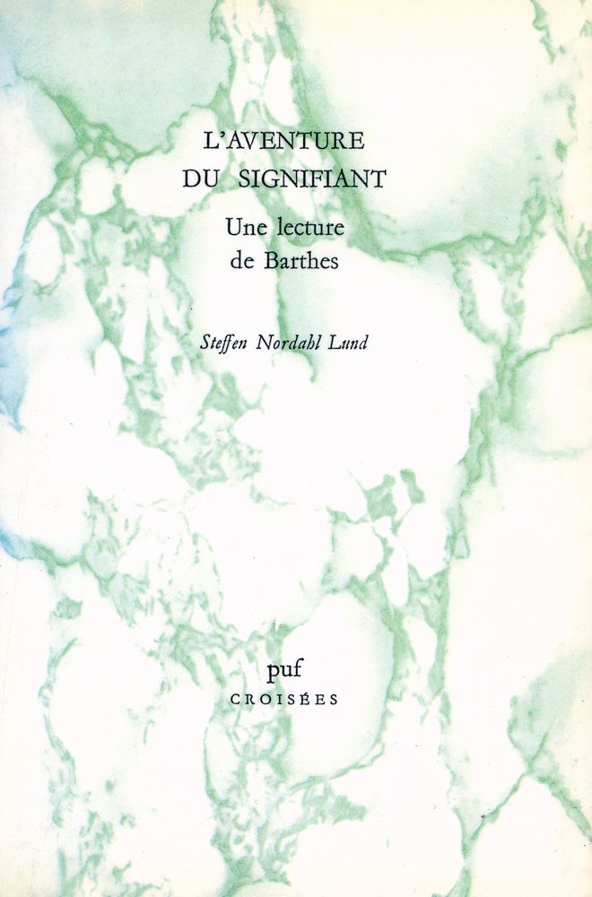 『L'AVENTURE DU SIGNICIANT : Une lecture de Barthes』 1