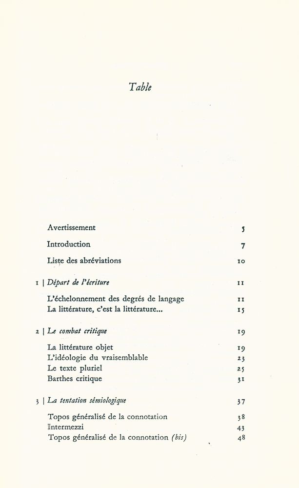 『L'AVENTURE DU SIGNICIANT : Une lecture de Barthes』 2