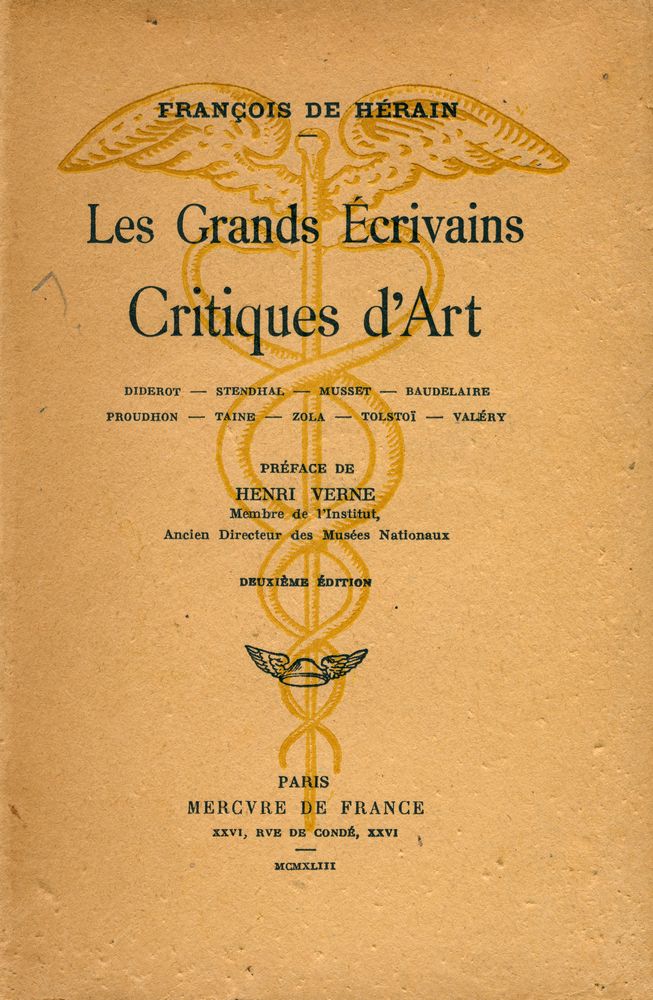 『Les Grands Écrivains Critiques d'Art』 1