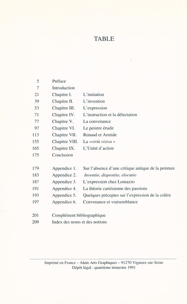 『Ut Pictura Poesis : Humanisme et théorie de la Peinture : XVe - XVIIIe siècles』 2