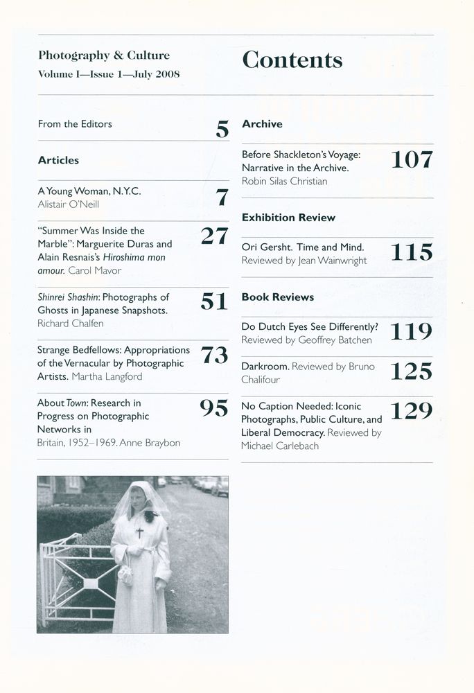 『Photography & Culture』 Volume 1 Issue 1 July 2008 2