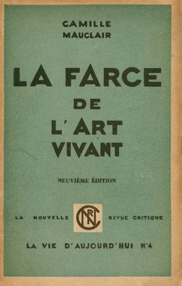 『LA FARCE DE L'ART VIVANT』 1