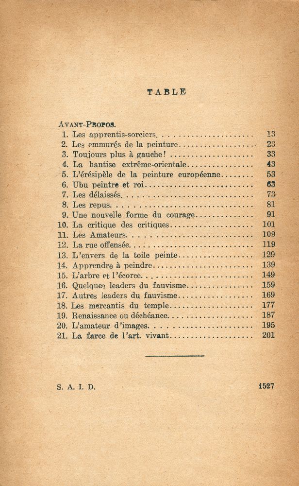 『LA FARCE DE L'ART VIVANT』 2