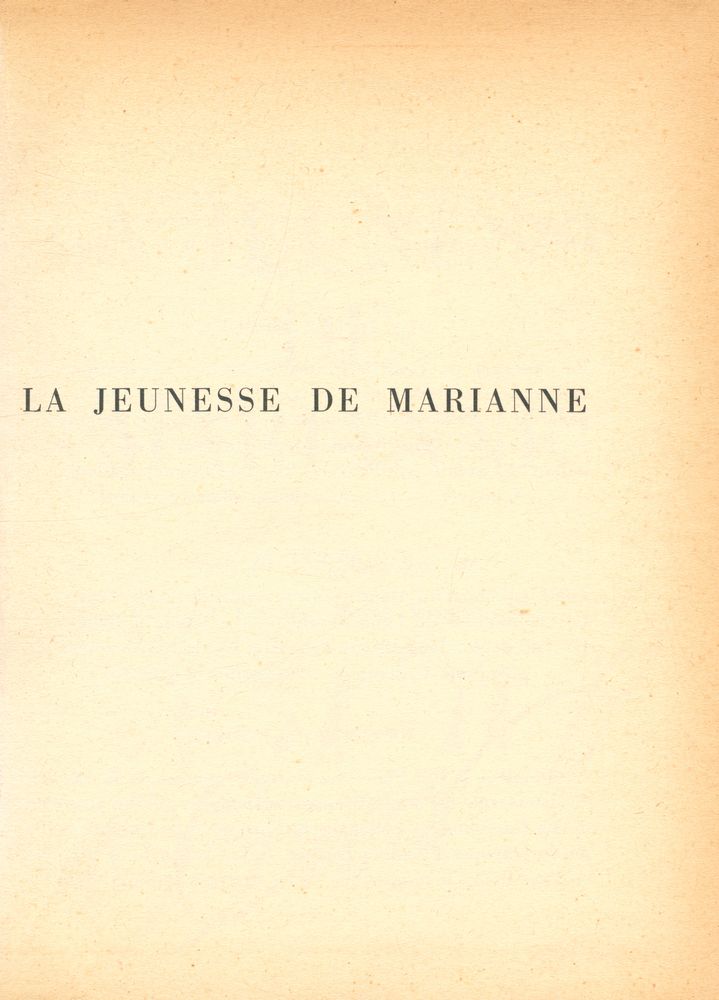 『LA JEUNESSE DE MARIANNE』 2