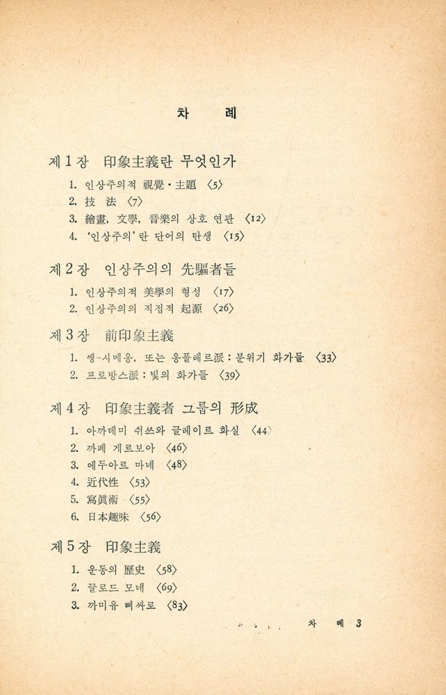 『悅話堂 美術文庫 16 - 印象主義(열화당 미술문고 16 - 인상주의』 2
