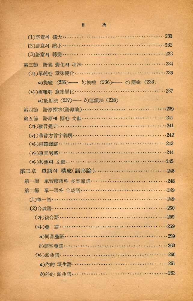 『國語學槪論(국어학개론)』