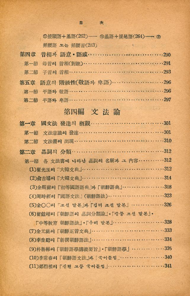 『國語學槪論(국어학개론)』
