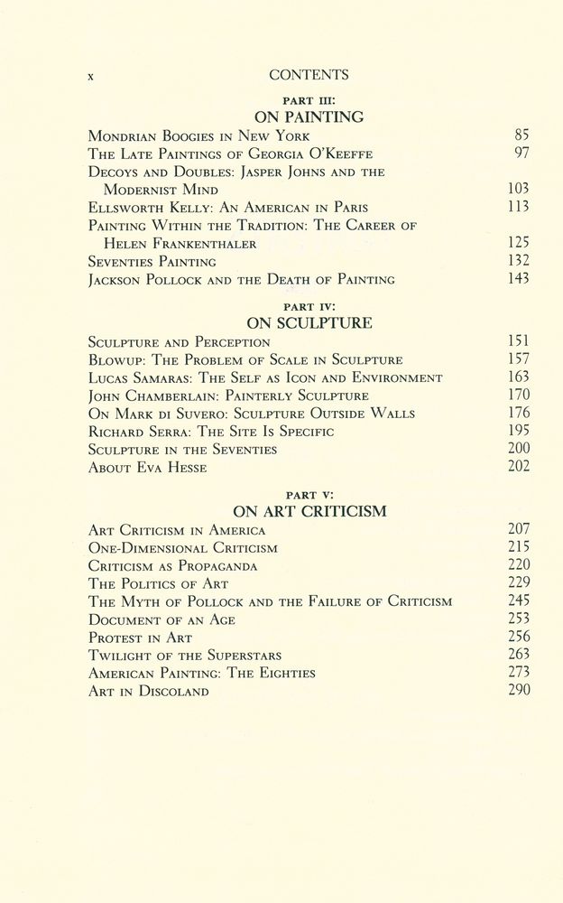 『AUTOCRITIQUE : ESSAYS ON ART AND ANTI - ART : 1963 - 1987』 3