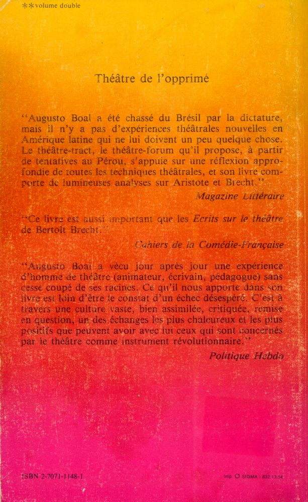 『Théâtre de l'opprimé』 5