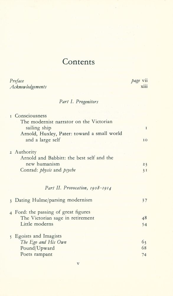 『A Genealogy of Modernism : A Study of English Literary Doctrine 1908 - 1922』 2