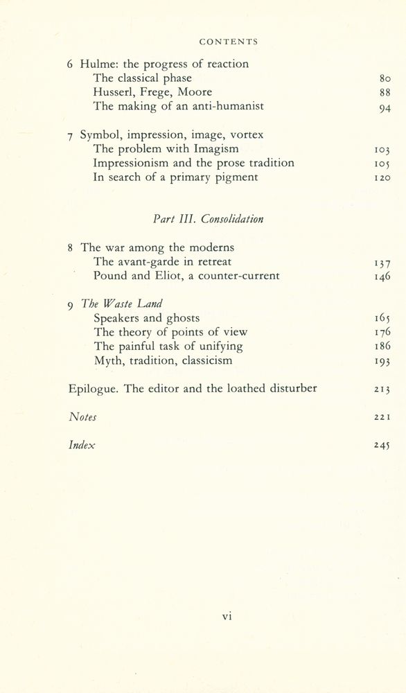 『A Genealogy of Modernism : A Study of English Literary Doctrine 1908 - 1922』 3