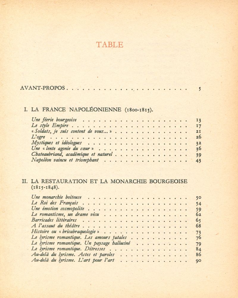 『XIXe SIÈCLE FRANÇAIS : LE SIÈCLE ROMANTIQUE』 2