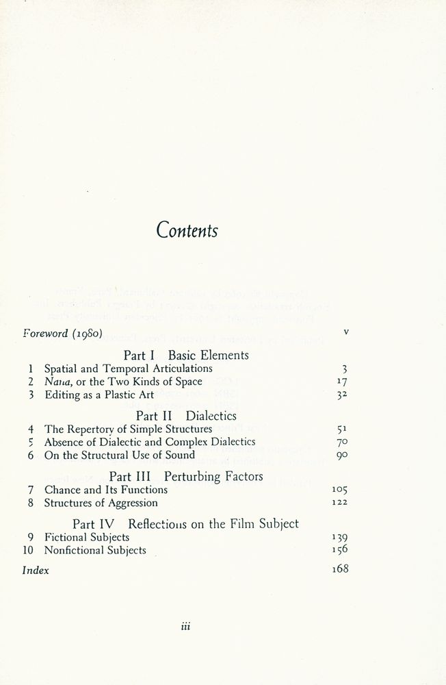 『Theory of Film Practice』 2