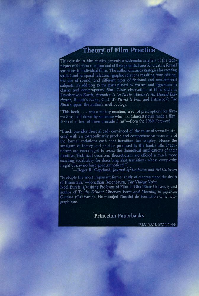 『Theory of Film Practice』 3