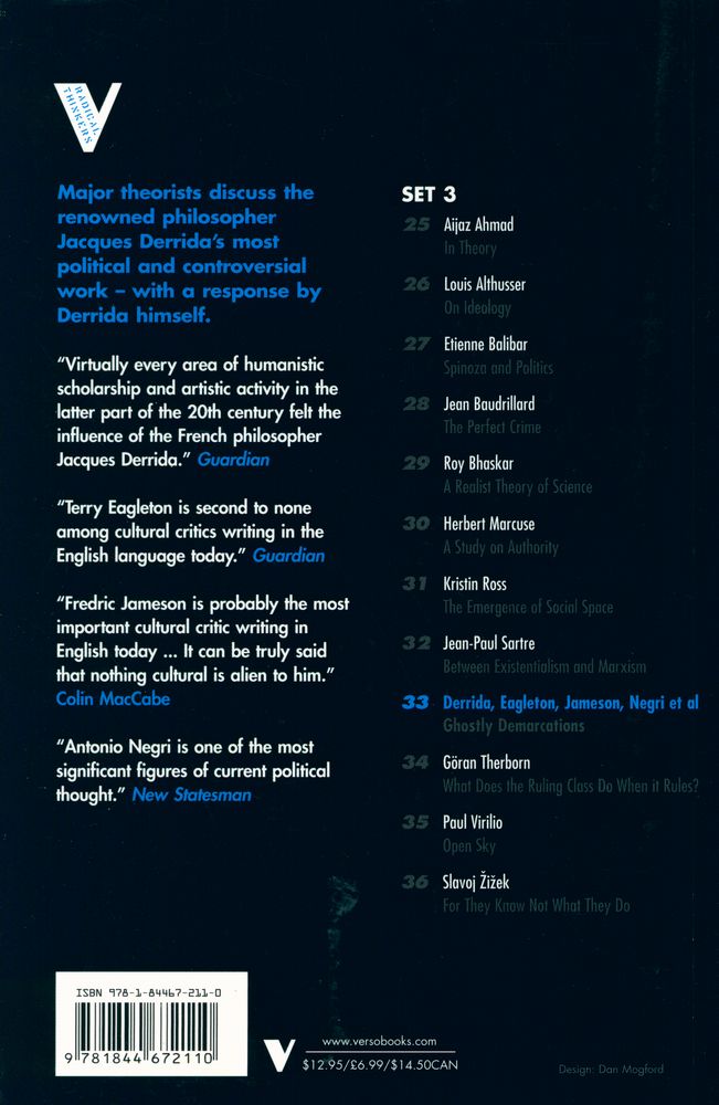 『GHOSTLY DEMARCATIONS : A SYMPOSUM ON JACQUES DERRIDA'S SPECTERS OF MARX』 3