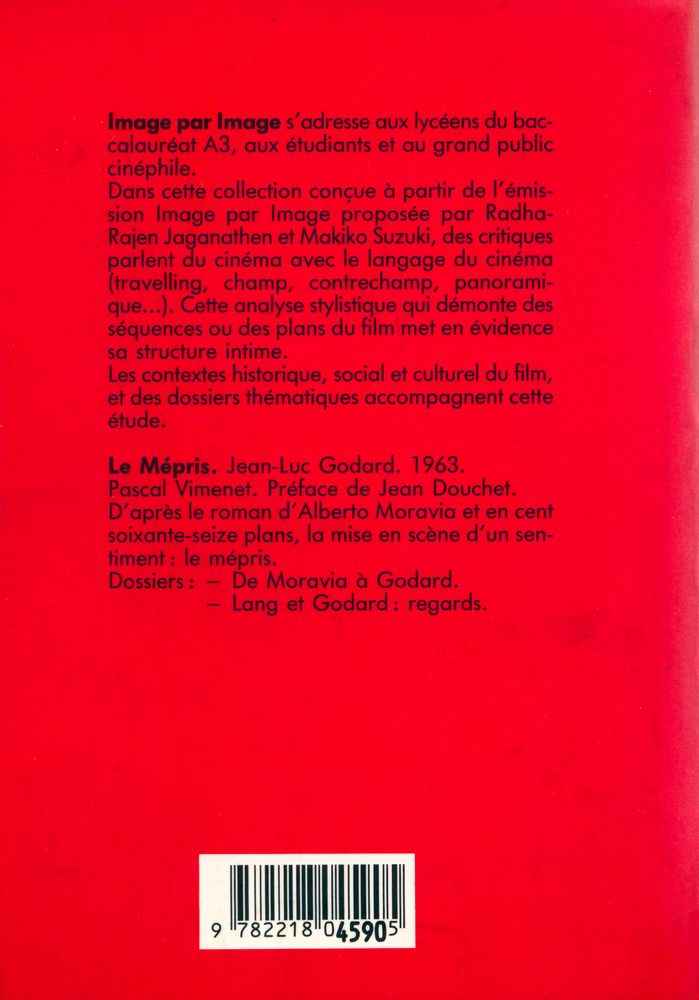 『LE MÉPRIS : JEAN - LUC GODARD』 3