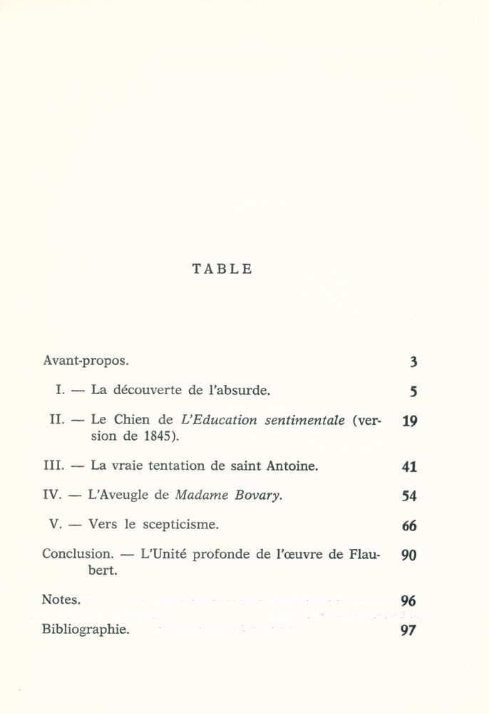 『le sentiment de l'absurde chez Gustave Flaubert』 2