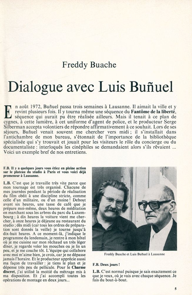 『l'avant - scène CINEMA』 Novembre 1983 2