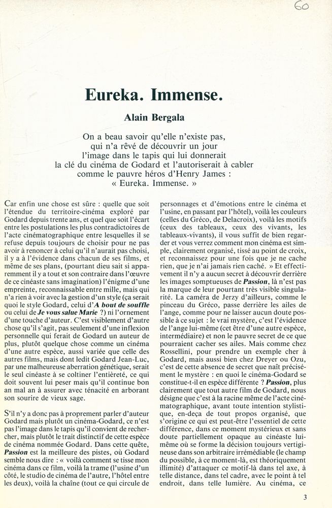 『l'avant - scène CINEMA』 N° 380, Avril 1989 2