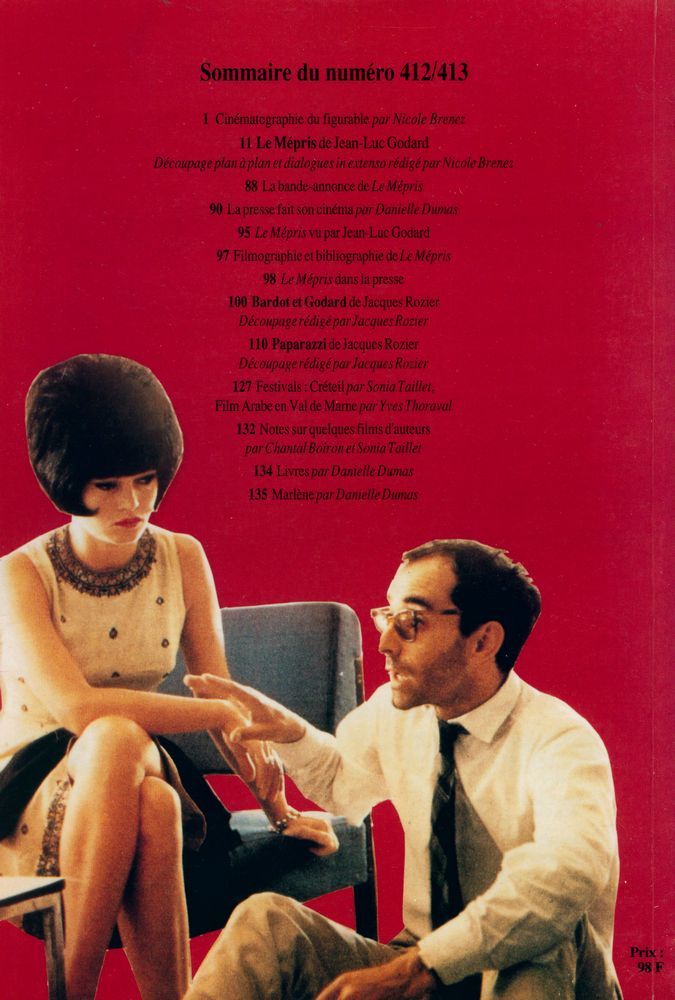 『L'AVANT - SCÈNE cinéma』 Numéro double mai/juin 1992, N° 412/413 3