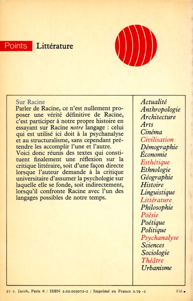 『Sur Racine』 3