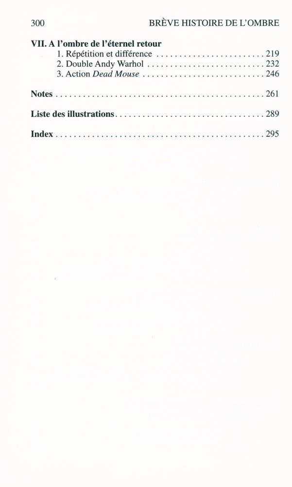 『BRÈVE HISTOIRE DE L'OMBRE』 3