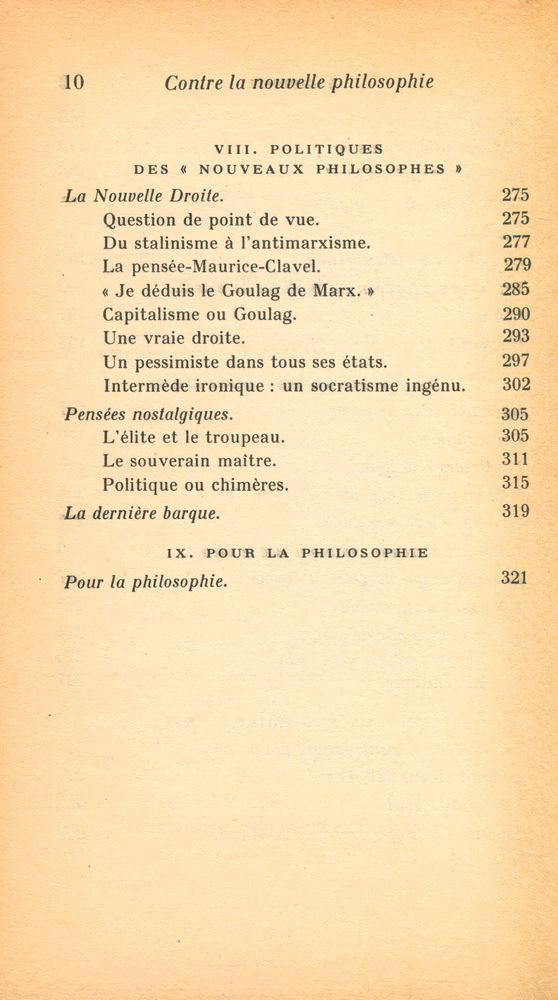 『contre la nouvelle philosophie』 5