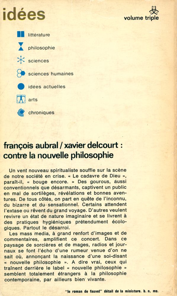 『contre la nouvelle philosophie』 6