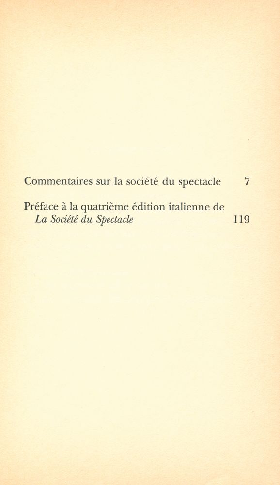 『Commentaires sur la société du spectacle』 2