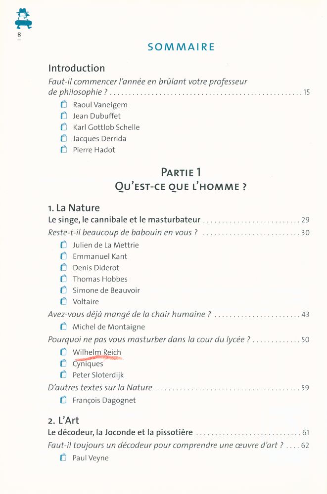 『ANTIMANUEL DE PHILOSOPHIE』 2