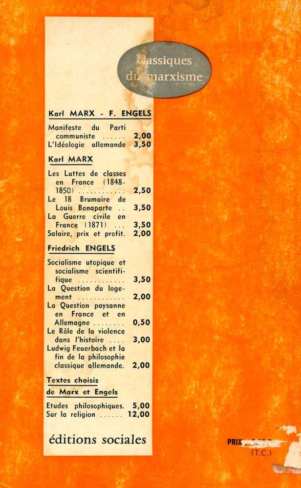 『L'idéologie allemande』 3